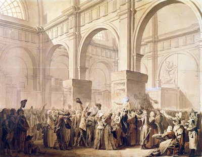 De Triomf van Marat (24 april 1793) door Louis Leopold Boilly